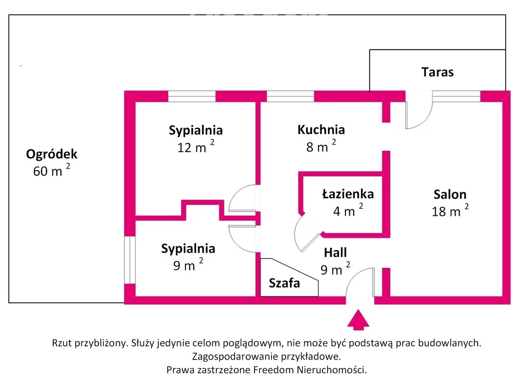 3 pokoje, mieszkanie 61,00 m², parter, oferta nr , 39234/3685/OMS, Warszawa, Białołęka, Białołęka, Pasłęcka