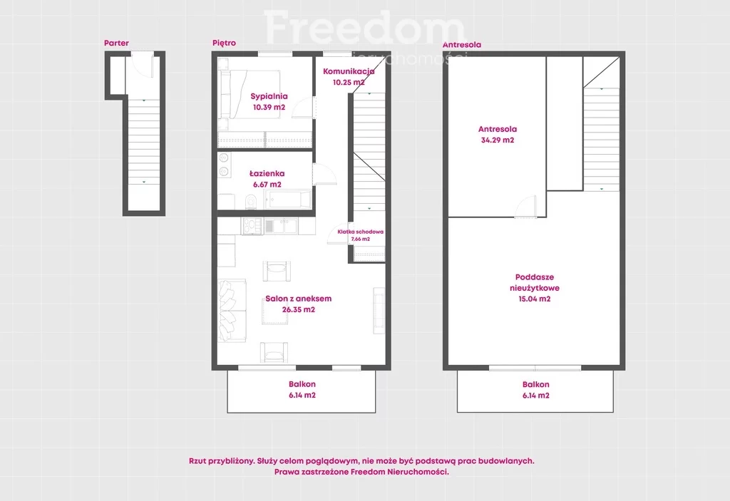 3 pokoje, mieszkanie 95,61 m², piętro 1, oferta nr , 38211/3685/OMS, Brzesko, Platynowa