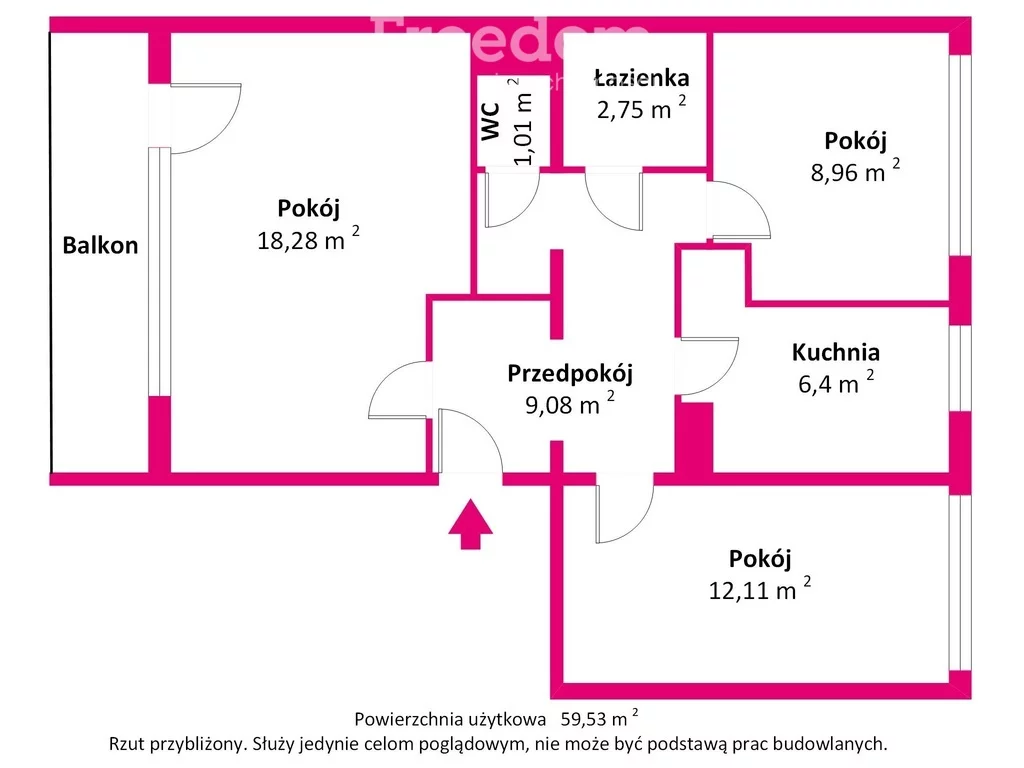 3 pokoje, mieszkanie 63,78 m², piętro 3, oferta nr , 38179/3685/OMS, Piaseczno, Powstańców Warszawy