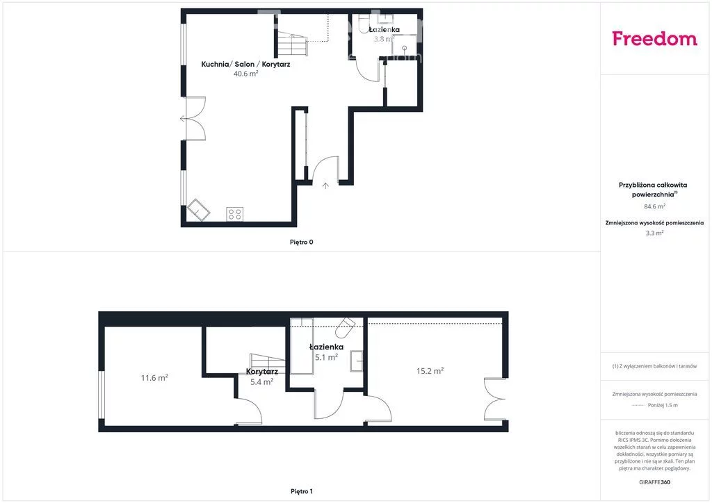 3 pokoje, mieszkanie 82,96 m², piętro 3, oferta nr , 39770/3685/OMS, Elbląg, Rzeźnicka