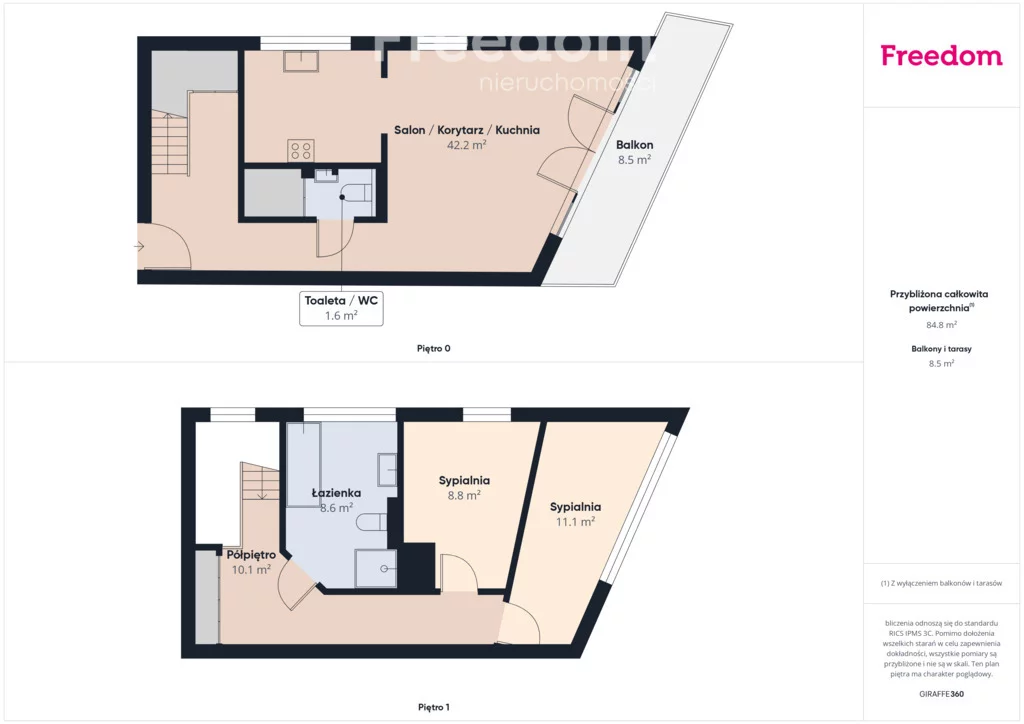 3 pokoje, mieszkanie 85,60 m², piętro 4, oferta nr , 40466/3685/OMS, Wrocław, Skrzydlata