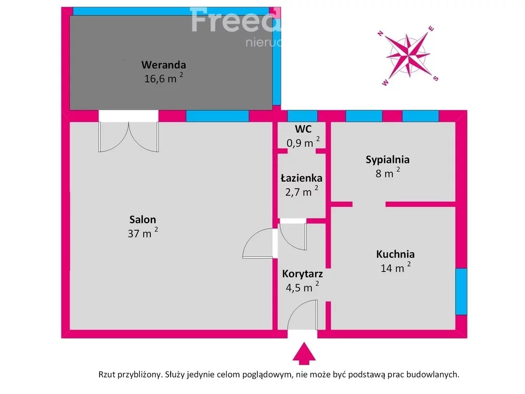 3 pokoje, mieszkanie 66,90 m², piętro 2, oferta nr , 40159/3685/OMS, Gdańsk, Wrzeszcz, Wrzeszcz Górny, Sobótki