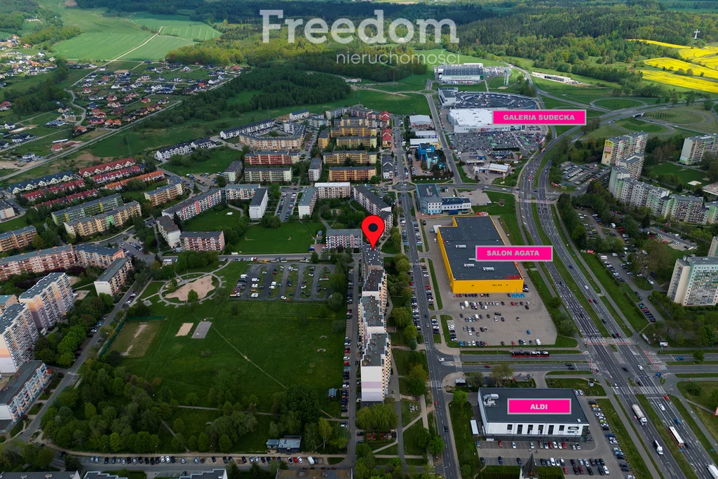 3 pokoje, mieszkanie 64,70 m², piętro 5, oferta nr , 38480/3685/OMS, Jelenia Góra, Zabobrze, Tadeusza Sygietyńskiego