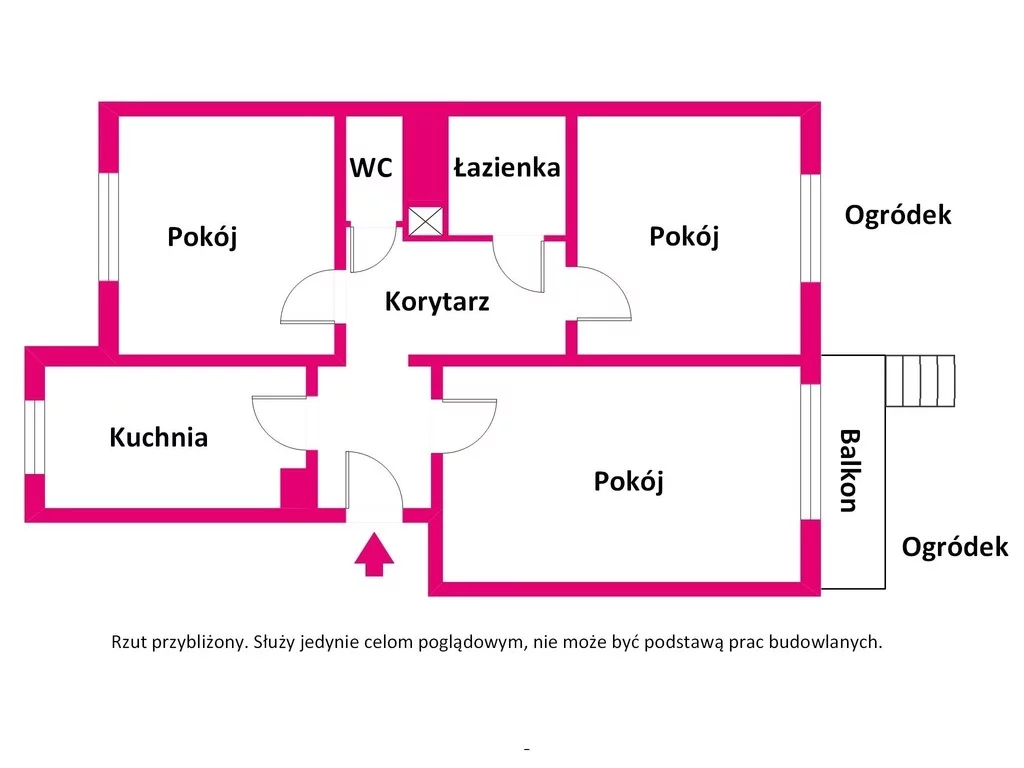 3 pokoje, mieszkanie 65,72 m², parter, oferta nr , 40542/3685/OMS, Warszawa, Rembertów, Rembertów, Topograficzna