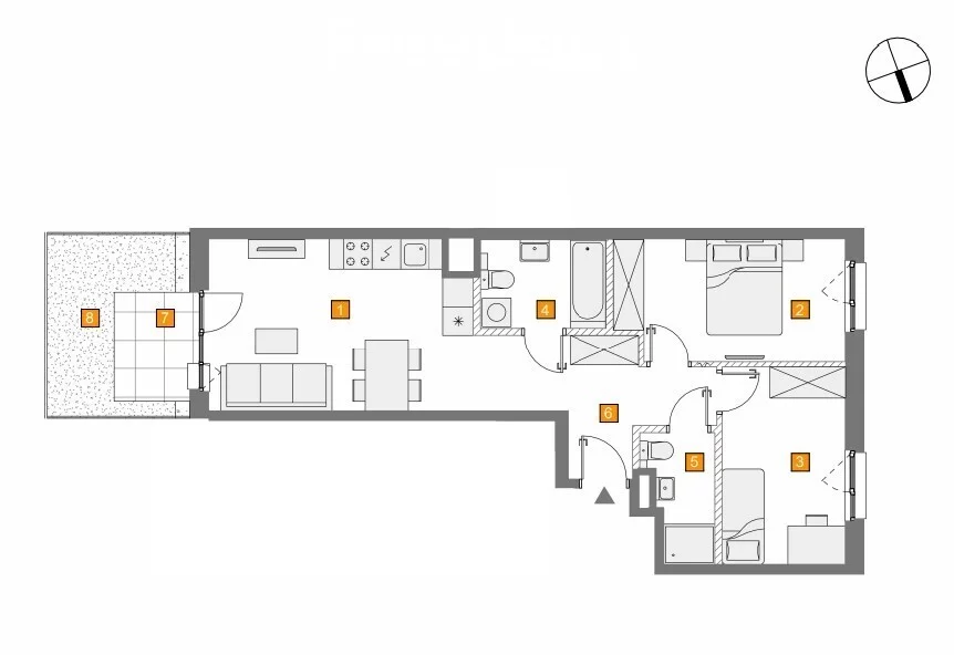 3 pokoje, mieszkanie 60,34 m², parter, oferta nr , 34018/3685/OMS, Warszawa, Włochy, Włochy