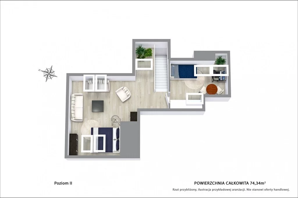 3 pokoje, apartament 74,34 m², piętro 3, oferta nr , 39290/3685/OMS, Otwock, Władysława Stanisława Reymonta