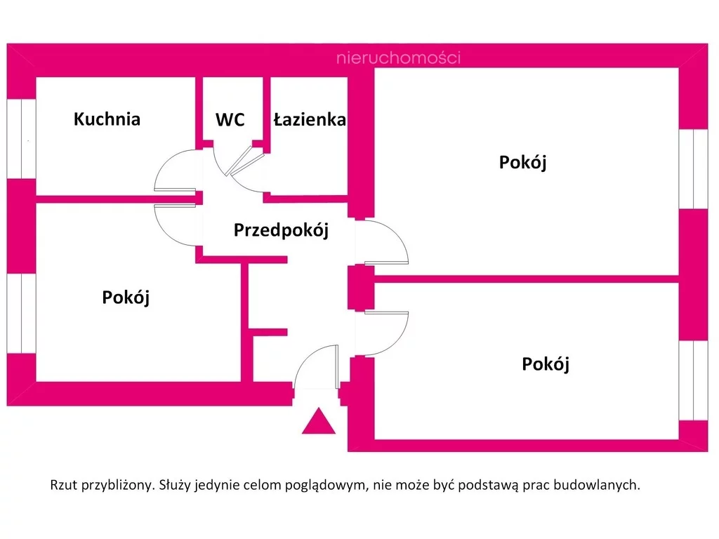 3 pokoje, mieszkanie 61,70 m², parter, oferta nr , 40655/3685/OMS, Warszawa, Praga Południe, Praga Południe, Wojciecha Chrzanowskiego