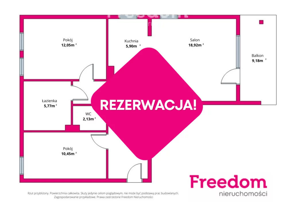 3 pokoje, mieszkanie 71,63 m², piętro 3, oferta nr , 38050/3685/OMS, Borkowo, Współczesna