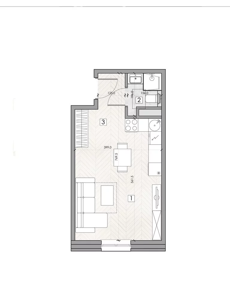 3 pokoje, mieszkanie 65,00 m², parter, oferta nr , 28473/3685/OMS, Żyrardów