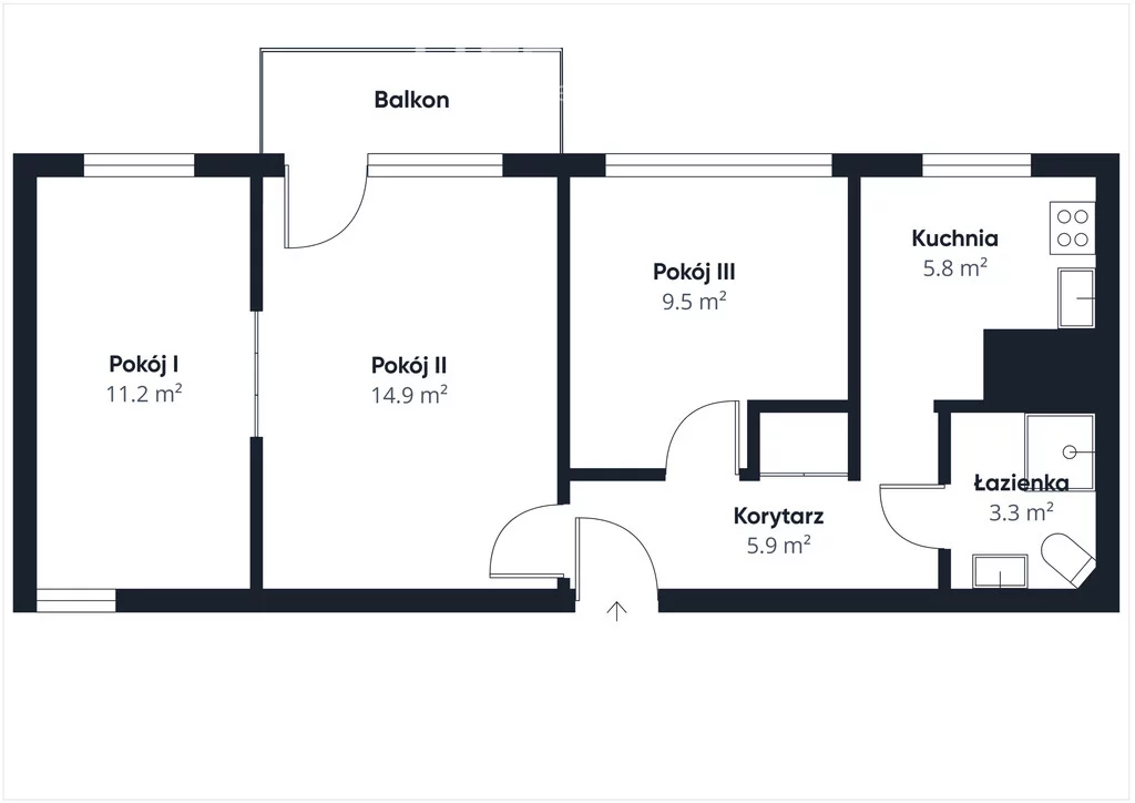 3 pokoje, mieszkanie 50,00 m², piętro 9, oferta nr , 7152/3685/OMW, Siemianowice Śląskie, Okrężna