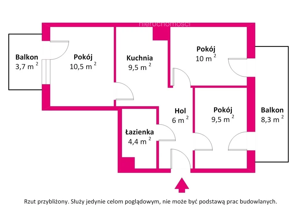 3 pokoje, mieszkanie 53,30 m², piętro 2, oferta nr , 7076/3685/OMW, Poznań