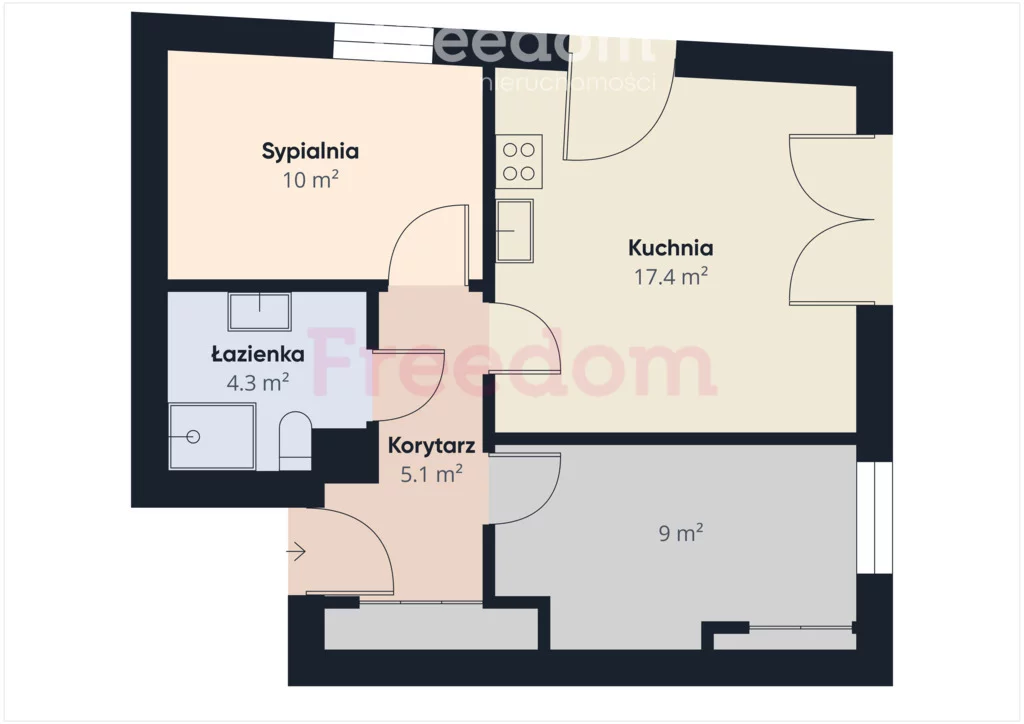 3 pokoje, mieszkanie 48,18 m², piętro 1, oferta nr , 7028/3685/OMW, Warszawa, Śródmieście, Śródmieście, Solec