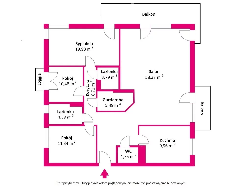 Mieszkanie na sprzedaż, 132,10 m², 4 pokoje, 2 piętro, oferta nr 35318/3685/OMS