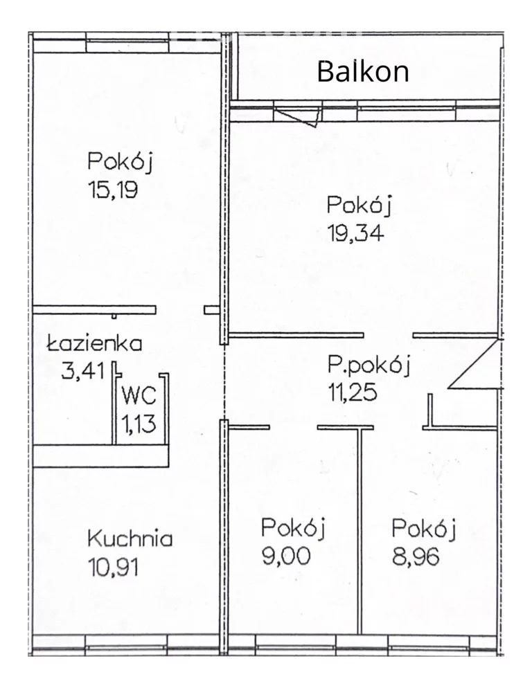 4 pokoje, mieszkanie 79,19 m², piętro 1, oferta nr , 33295/3685/OMS, Szczecinek, Kołobrzeska