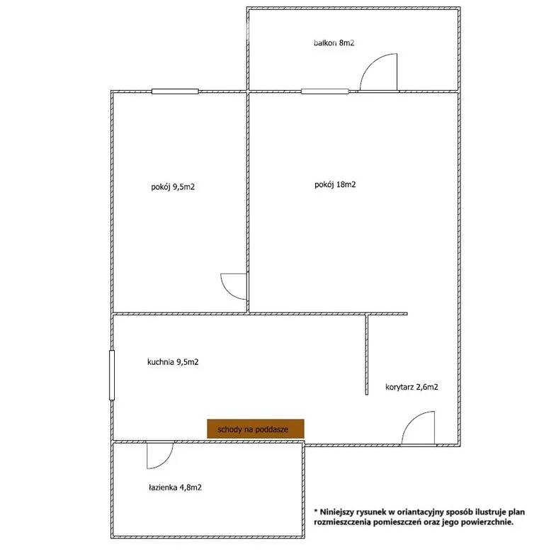 4 pokoje, mieszkanie 97,00 m², piętro 1, oferta nr , 37167/3685/OMS, Lubawa, Kościelna