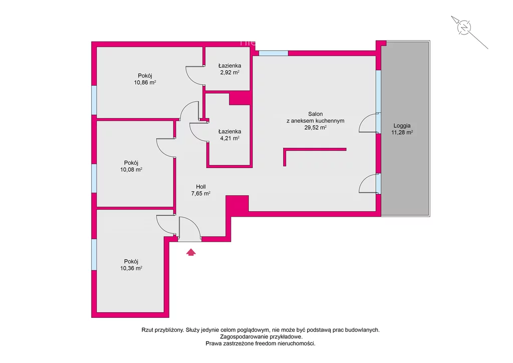 4 pokoje, apartament 78,00 m², piętro 4, oferta nr , 33752/3685/OMS, Warszawa, Ursus, Ursus, Posag 7 Panien