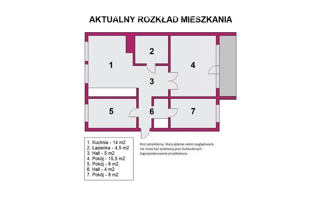 Mieszkanie na sprzedaż, 63,58 m², 4 pokoje, 4 piętro, oferta nr 33804/3685/OMS