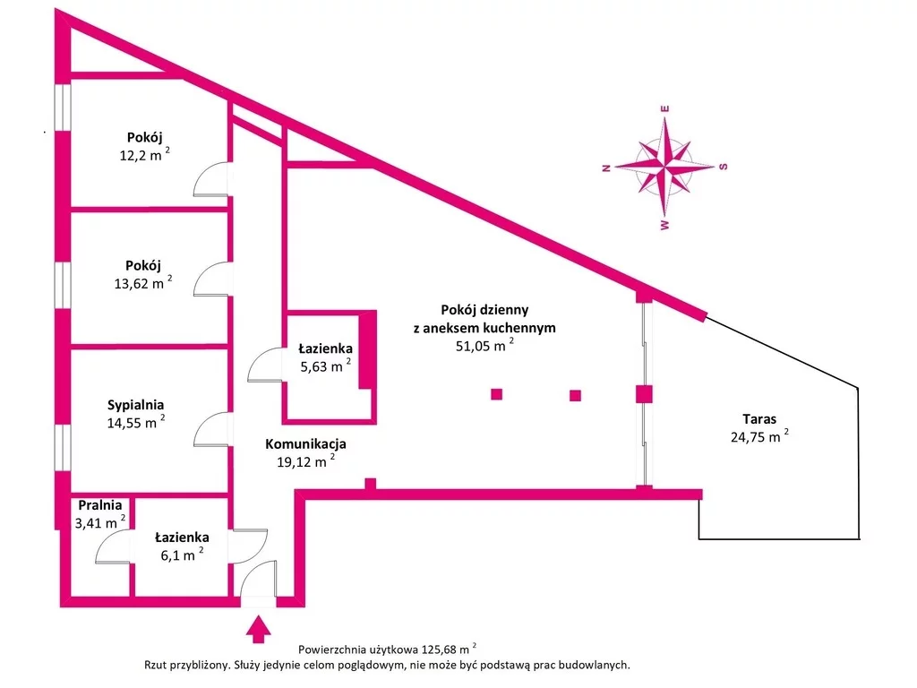 4 pokoje, apartament 125,68 m², parter, oferta nr , 37205/3685/OMS, Tomaszkowo