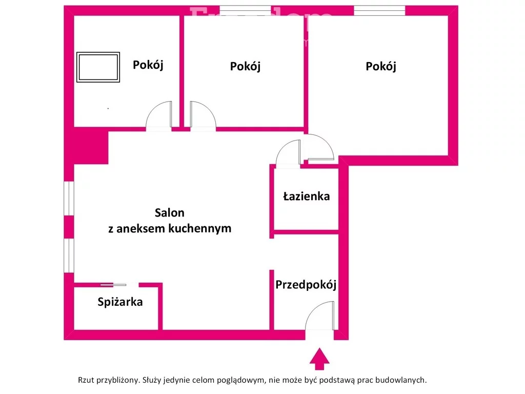 4 pokoje, mieszkanie 106,47 m², piętro 2, oferta nr , 40147/3685/OMS, Dobre Miasto, Warszawska