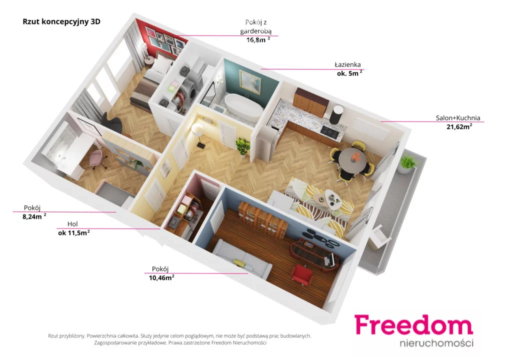 4 pokoje, mieszkanie 74,00 m², piętro 2, oferta nr , 40755/3685/OMS, Pruszcz Gdański, Żwirki i Wigury