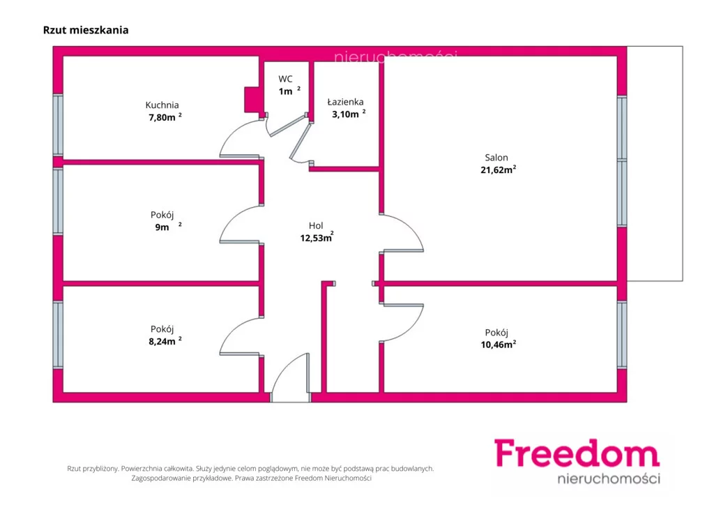 4 pokoje, mieszkanie 74,00 m², piętro 2, oferta nr , 40755/3685/OMS, Pruszcz Gdański, Żwirki i Wigury