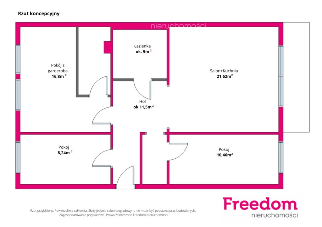 4 pokoje, mieszkanie 74,00 m², piętro 2, oferta nr , 40755/3685/OMS, Pruszcz Gdański, Żwirki i Wigury