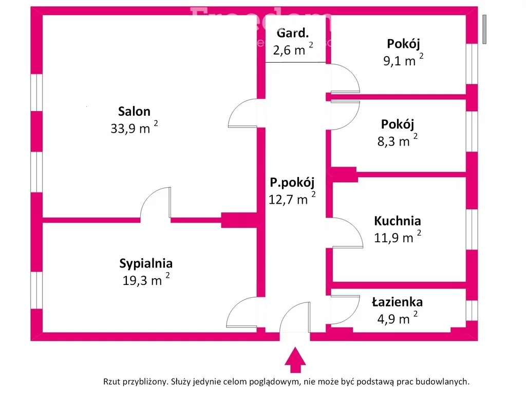 4 pokoje, mieszkanie 105,15 m², piętro 3, oferta nr , 37419/3685/OMS, Gliwice, Zwycięstwa