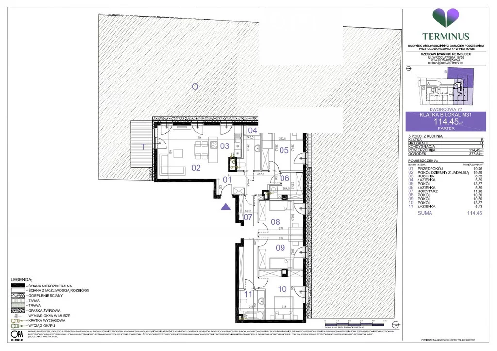 5 pokoi, mieszkanie 114,45 m², parter, oferta nr , 38152/3685/OMS, Warszawa, Ursus, Ursus