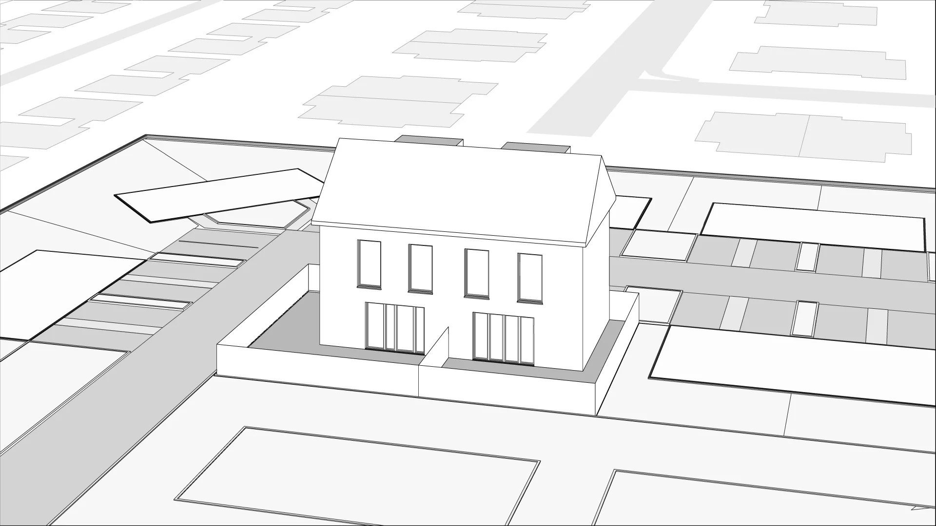 Wirtualna makieta 3D domu 71 m², 46B