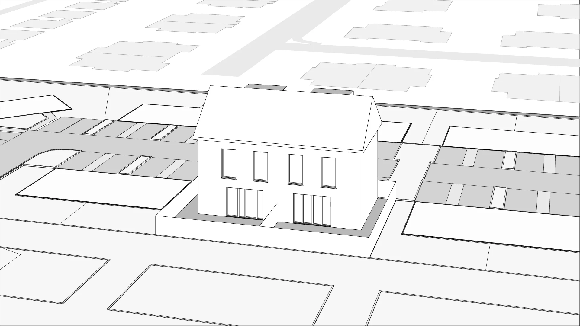 Wirtualna makieta 3D domu 71 m², 47B