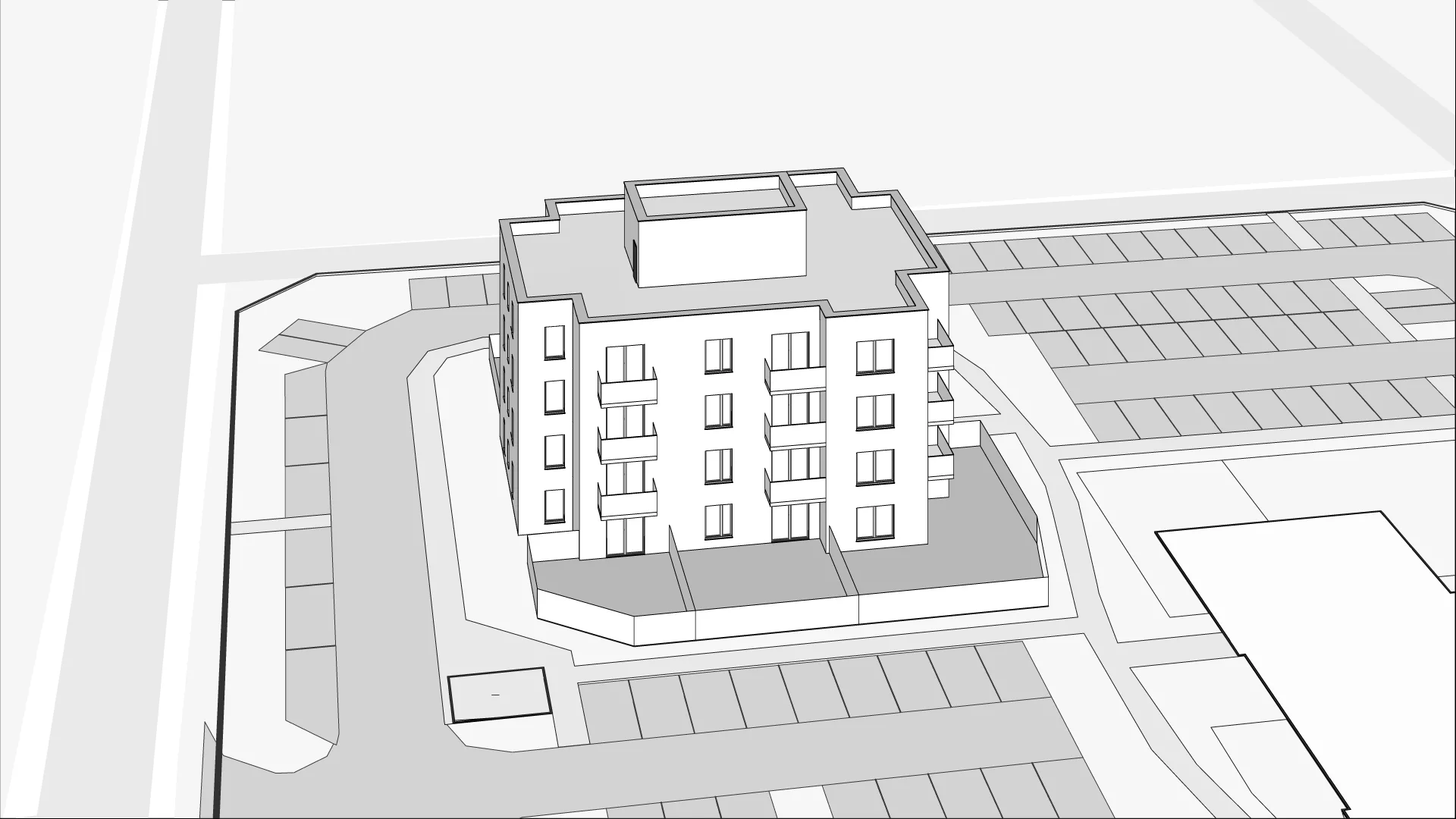 Wirtualna makieta 3D mieszkania 45.45 m², 68
