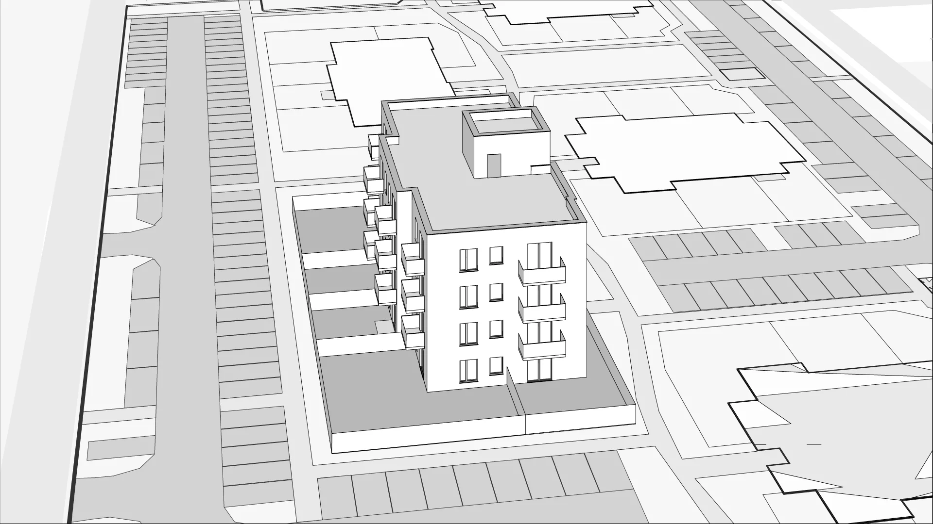 Wirtualna makieta 3D mieszkania 47.31 m², 97
