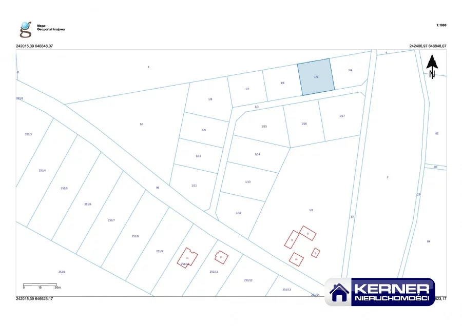 Działka na sprzedaż, 856,00 m², oferta nr 25939/KRN/DZS-25996