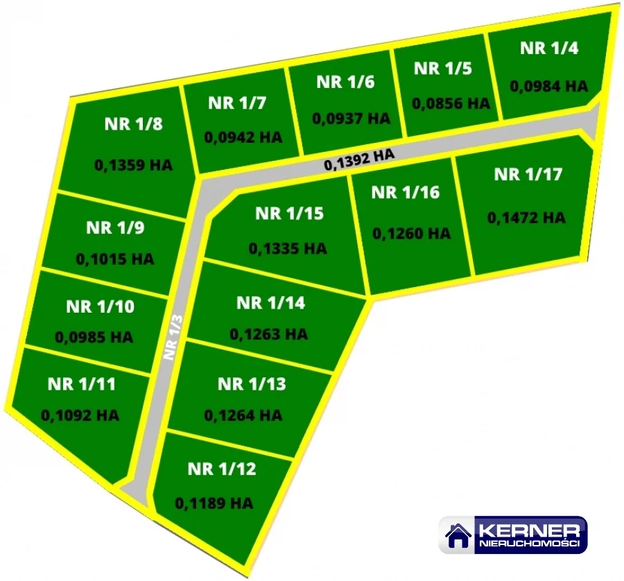 Działka 1 335,00 m², oferta nr , 26279/KRN/DZS-26376, Nowogard