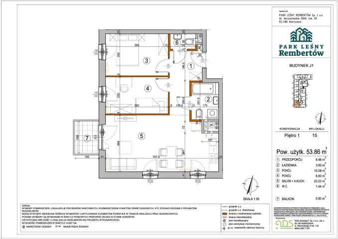 Mieszkanie jednopokojowe 55,00 m², Warszawa, Rembertów, Chełmżyńska, Sprzedaż