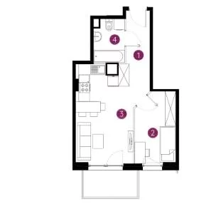 1 pokój, mieszkanie 35,00 m², piętro 2, oferta nr , 103817, Warszawa, Ursus, Ursus, Posag 7 Panien