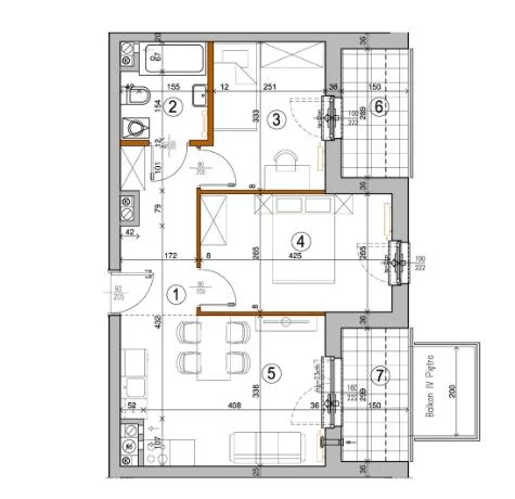 Mieszkanie dwupokojowe 45,00 m², Warszawa, Rembertów, Chełmżyńska, Sprzedaż