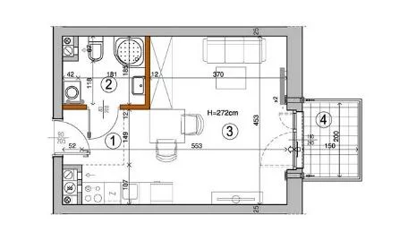 2 pokoje, mieszkanie 26,00 m², piętro 2, oferta nr , 104740, Warszawa, Rembertów, Rembertów, Chełmżyńska