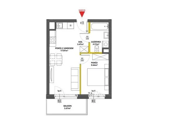 Mieszkanie dwupokojowe 36,00 m², Warszawa, Praga Południe, Chodakowska, Sprzedaż