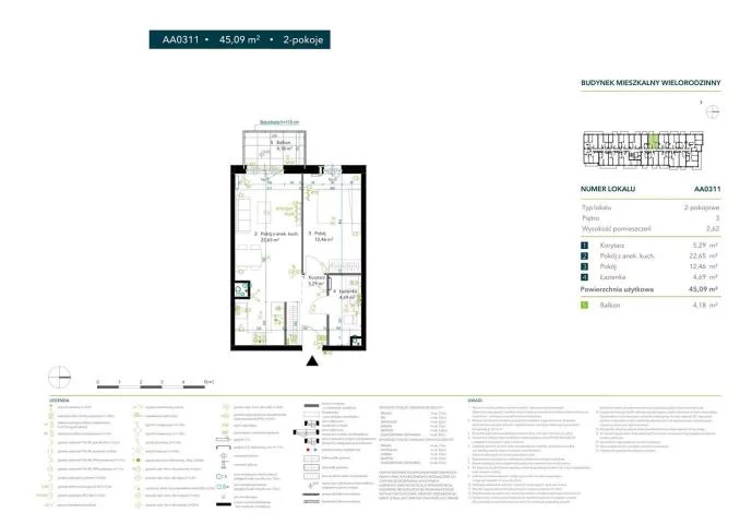 2 pokoje, mieszkanie 45,00 m², piętro 4, oferta nr , 103614, Warszawa, Praga Południe, Praga Południe, Drwęcka
