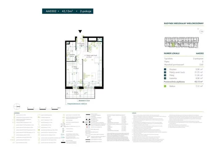 2 pokoje, mieszkanie 43,00 m², piętro 2, oferta nr , 103615, Warszawa, Praga Południe, Praga Południe, Drwęcka