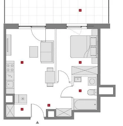 Mieszkanie dwupokojowe 39,00 m², Warszawa, Ursus, Dzieci Warszawy, Sprzedaż