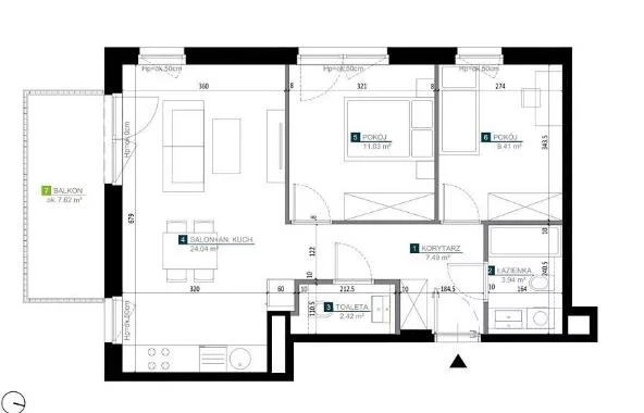 2 pokoje, apartament 58,00 m², piętro 5, oferta nr , 103168, Warszawa, Włochy, Włochy, Jutrzenki