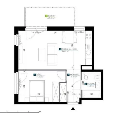 2 pokoje, mieszkanie 45,00 m², piętro 5, oferta nr , 103171, Warszawa, Włochy, Włochy, Jutrzenki