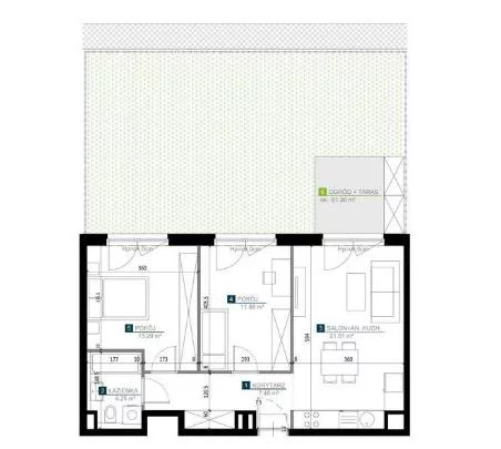 2 pokoje, mieszkanie 58,00 m², parter, oferta nr , 104742, Warszawa, Włochy, Włochy, Jutrzenki