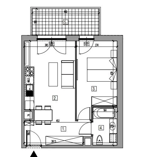 Mieszkanie dwupokojowe 43,00 m², Warszawa, Praga Południe, Kresowa, Sprzedaż