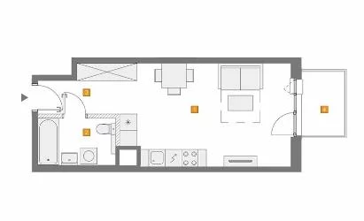 Mieszkanie dwupokojowe 32,00 m², Warszawa, Włochy, Popularna, Sprzedaż