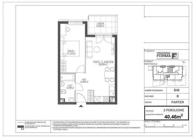 2 pokoje, mieszkanie 41,00 m², piętro 2, oferta nr , 102096, Warszawa, Wawer, Wawer, Zwoleńska