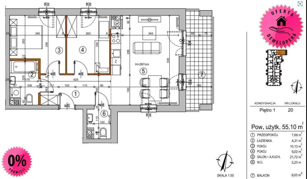 Apartamenty 100816 Warszawa Rembertów Chełmżyńska