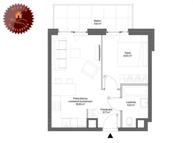 Mieszkanie 36,00 m², piętro 1, oferta nr , 101835, Warszawa, Włochy, Włochy, Fajansowa-idx